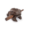 Percussion Plus Percussion Plus Honestly Made Large brown frog guiro with scraper - image 1