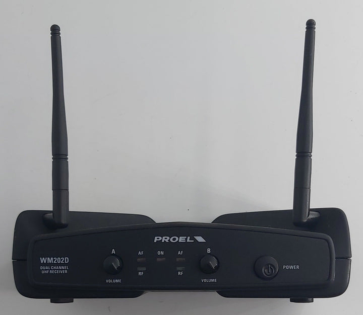 Pre - Owned Ex - Hire PROEL WM202D Wireless Dual Channel Receiver - Ev - Entz Music
