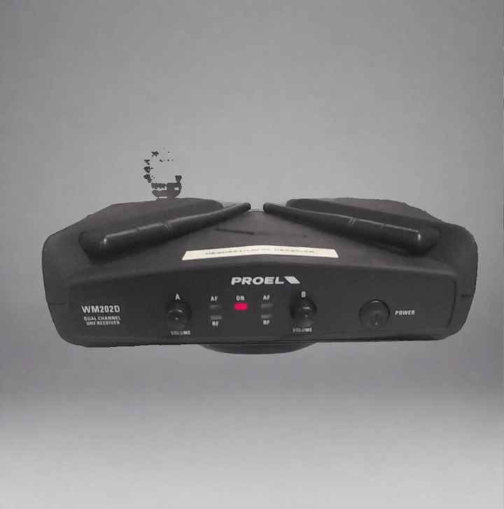 Pre - Owned Ex - Hire PROEL WM202D Wireless Dual Channel Receiver - Ev - Entz Music
