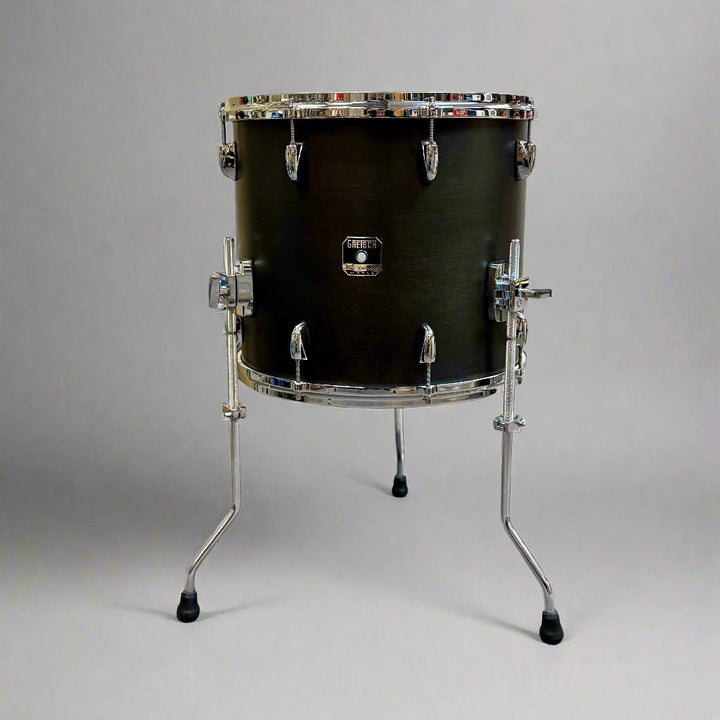 Pre - Owned Gretsch Renown Drum Kit - Satin Black | 10x7, 12x8, 16x14, 22x18 - Ev - Entz Music