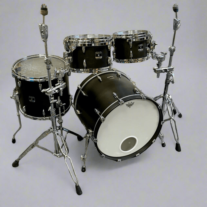 Pre - Owned Gretsch Renown Drum Kit - Satin Black | 10x7, 12x8, 16x14, 22x18 - Ev - Entz Music