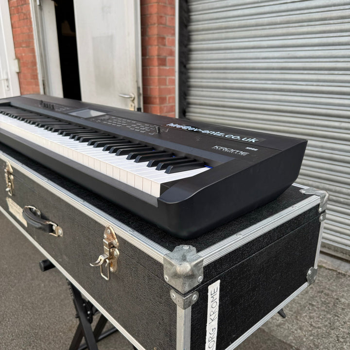 Pre - Owned Korg Krome 88 - Key Weighted Music Workstation with Flight Case and Sustain Pedal - Ev - Entz Music