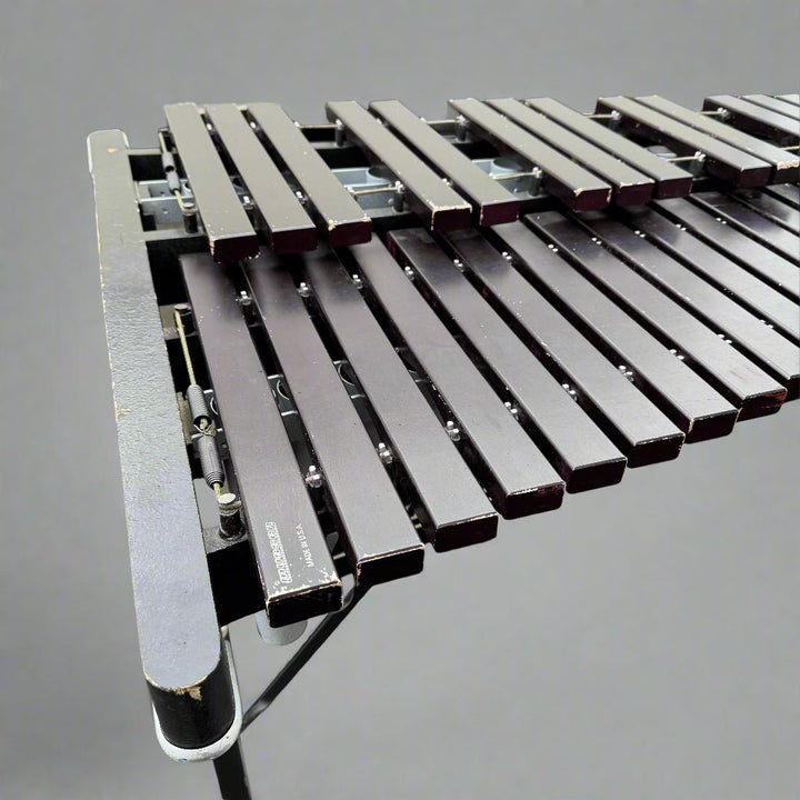 Pre - Owned Musser M51 3.5 - Octave Xylophone – Ex - Military, Kelon Bars, Folding Legs - Ev - Entz Music