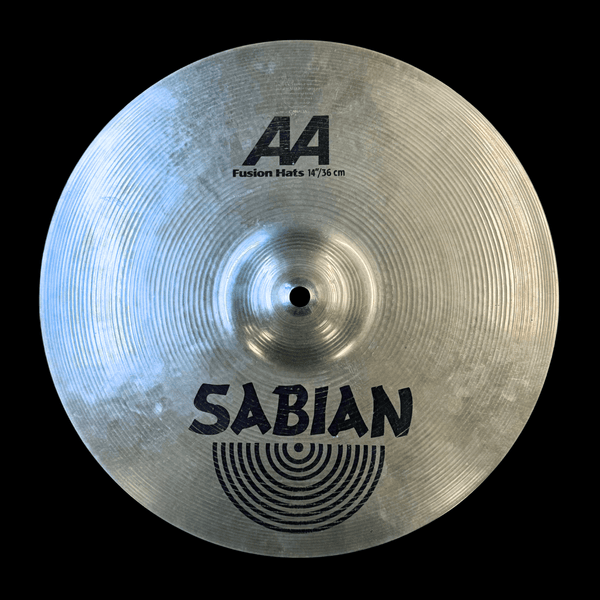 Pre - Owned Sabian AA Fusion Hats 14" Hi - Hat Cymbals - Ev - Entz Music