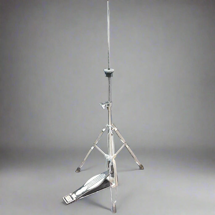 Pre - Owned Unbranded Double - Braced Hi - Hat Stand – No Clutch, Ideal for Beginners or as a Spare - Ev - Entz Music
