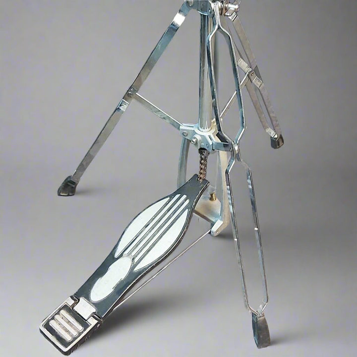 Pre - Owned Unbranded Double - Braced Hi - Hat Stand – No Clutch, Ideal for Beginners or as a Spare - Ev - Entz Music