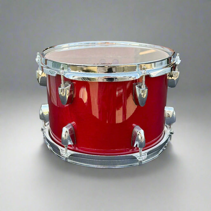 Pre - Owned Yamaha Stage Custom Drum Kit – Cranberry Red Birch 5 - Piece Shell Pack - 20" Bass Drum - Ev - Entz Music