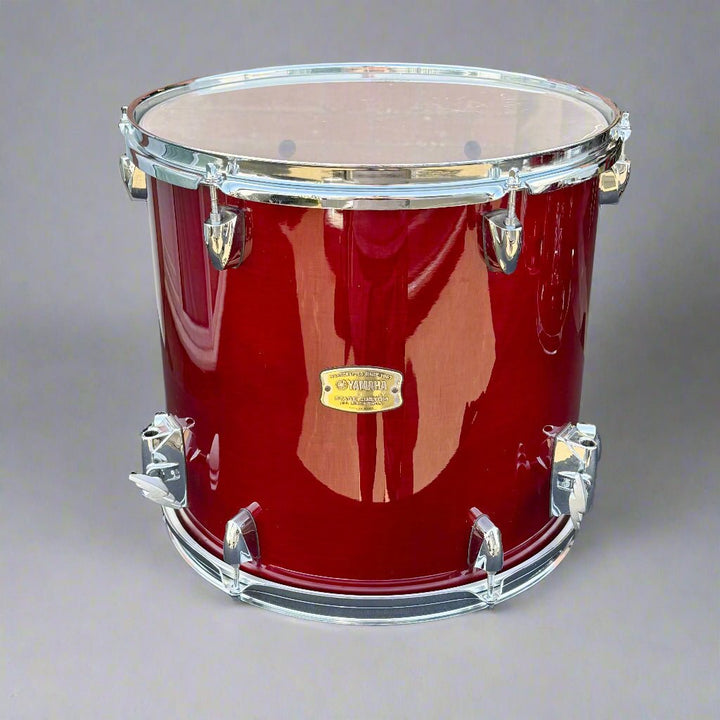 Pre - Owned Yamaha Stage Custom Drum Kit – Cranberry Red Birch 5 - Piece Shell Pack - 20" Bass Drum - Ev - Entz Music