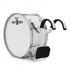 Premier NXT GEN Marching 24" x 10" Traditional Bass Drum – White with Basswood Shell and Internal Dampening - Ev - Entz Music