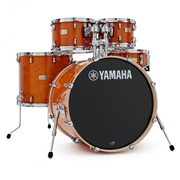 B-Stock – Yamaha Stage Custom Birch 20" 5-Piece Shell Pack (Honey Amber) – 100% Birch, YESS Mounts, TH945B Tom Holder