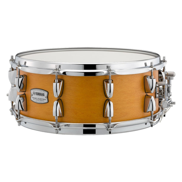 Yamaha Tour Custom 14x6.5" Snare Drum - All-Maple Shell, Caramel Satin Finish, Inverse Dyna Hoop & Absolute Lugs