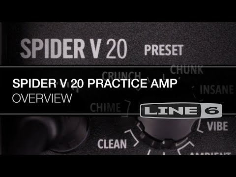 Line 6 Spider V 20 Guitar Amp Overview Video