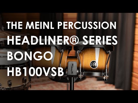 MEINL Percussion Headliner Series Wood Bongo 6 3/4