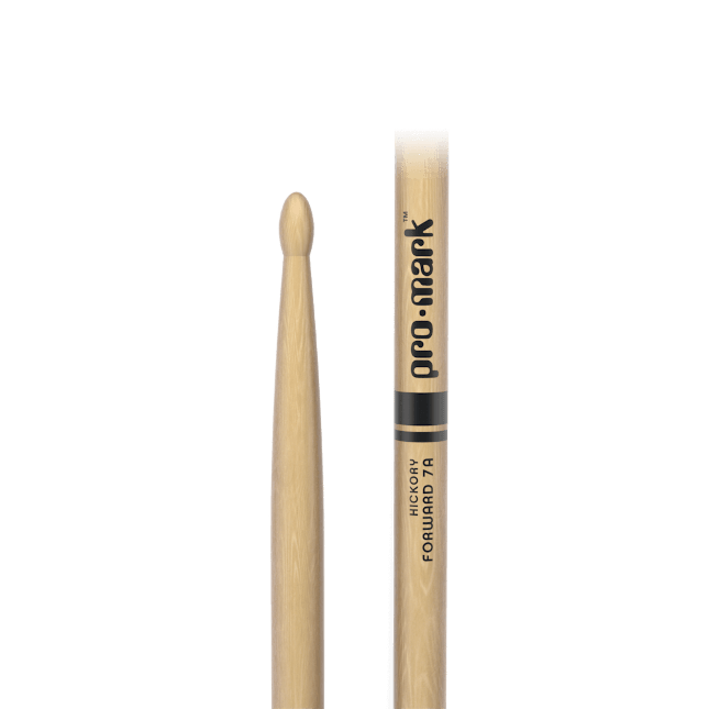 Promark Classic Forward 7A Hickory Drumstick, Oval Wood Tip - Ev - Entz Music