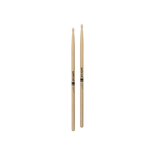 Promark Classic Forward 7A Hickory Drumstick, Oval Wood Tip - Ev - Entz Music