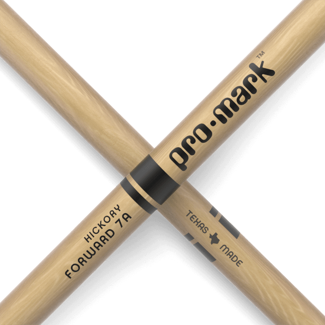 Promark Classic Forward 7A Hickory Drumstick, Oval Wood Tip - Ev - Entz Music