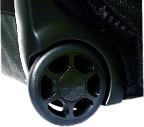 Protection Racket 5038W - 09 38" x 16" x 10" Hardware Bag with Wheels - Heavy - Duty Drum Gear Transport - Ev - Entz Music