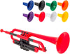 pTrumpet Plastic Bb Trumpet – Lightweight Beginner Trumpet with Bag & 2 Mouthpieces - Ev - Entz Music