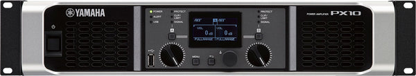 Yamaha PX10 Professional Power Amplifier – 2x1000W Class-D Amp with DSP and Presets (PX10)