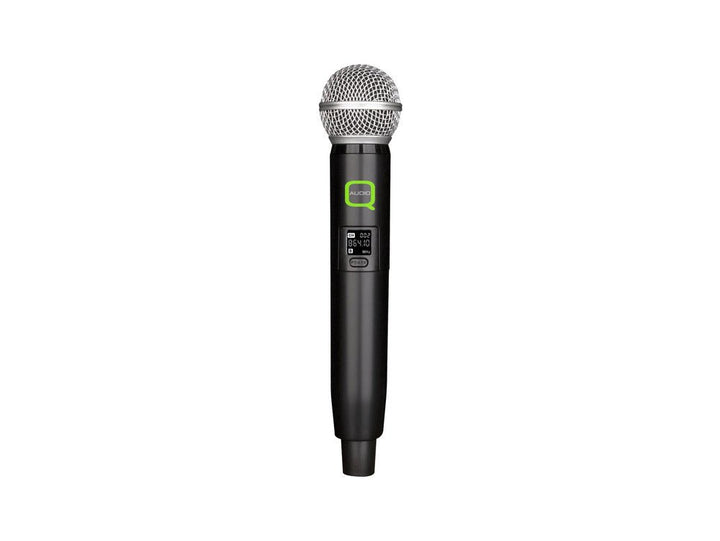 Q - Audio QWM 11 v2 Dual UHF Wireless Microphone System - Fixed Frequency Handheld Set - Ev - Entz Music