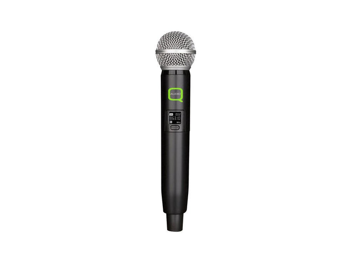 Q - Audio QWM 11 v2 Dual UHF Wireless Microphone System - Fixed Frequency Handheld Set - Ev - Entz Music