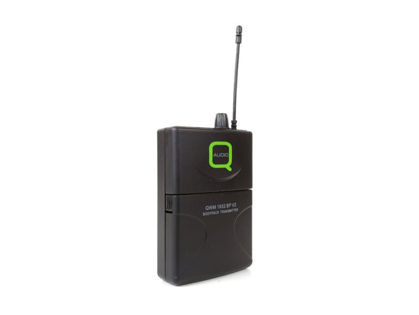 Q - Audio QWM 1932 TB V2 UHF Replacement Bodypack Transmitter - 863/863.5/864/865 MHz - Ev - Entz Music