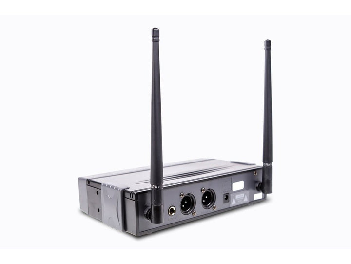 Q - Audio QWM 1950 HH UHF Dual Channel Antenna Diversity Wireless Microphone System - Multiple Frequencies - Ev - Entz Music