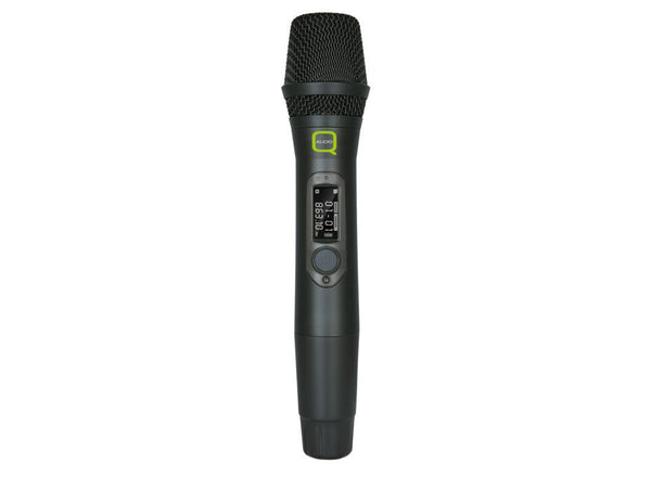 Q - Audio QWM 1950 UHF Handheld Microphone Transmitter - 863 - 865 MHz / 606 - 614 MHz - Ev - Entz Music