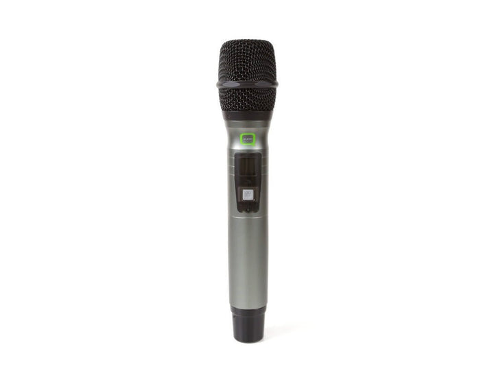 Q - Audio QWM 1960 HH V2 UHF Dual Channel True Diversity Handheld Wireless Mic System with 2 Handheld Microphones - 863 - 865 MHz / 606 - 614 MHz - Ev - Entz Music