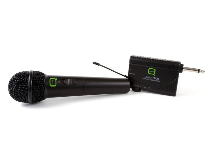 Q - Audio UHF Handheld Wireless Microphone System - 863 - 865 MHz Single - Channel (Model QWM 1900 HH) - Ev - Entz Music