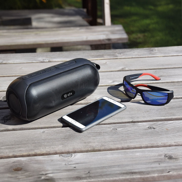 QTX PartyPod: Bluetooth Speaker with LED Light Show - Ev - Entz Music