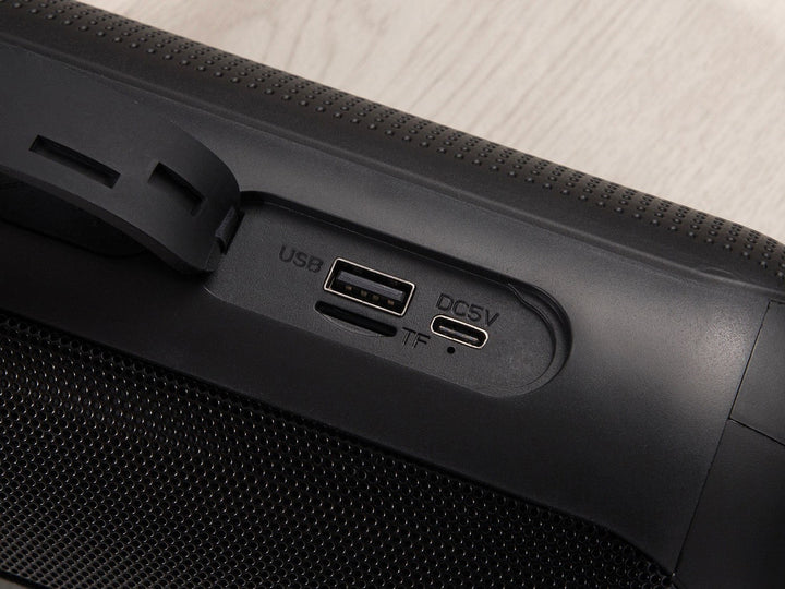 QTX PartyPod: Bluetooth Speaker with LED Light Show - Ev - Entz Music
