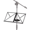 Quik Lok MUS003 Foldable Music Stand with Clamp – Compact, Durable, and Easy to Transport for Musicians - Ev - Entz Music