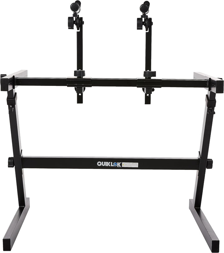 Quik - Lok Z/726 Double Tier Height Adjustable Z - Style Keyboard Stand - Ev - Entz Music