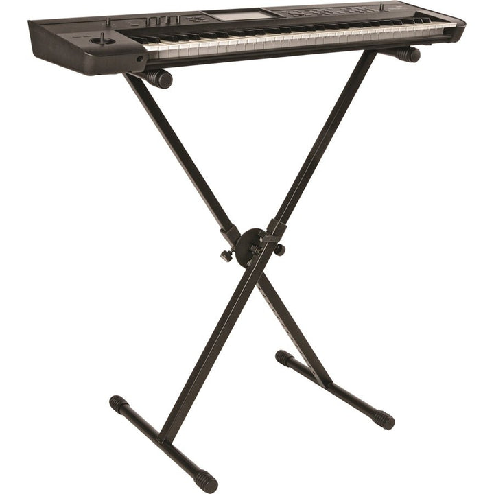 Quiklok BS619 Portable Full - Sized Keyboard Stand - Adjustable with Telescopic Tiers - Ev - Entz Music