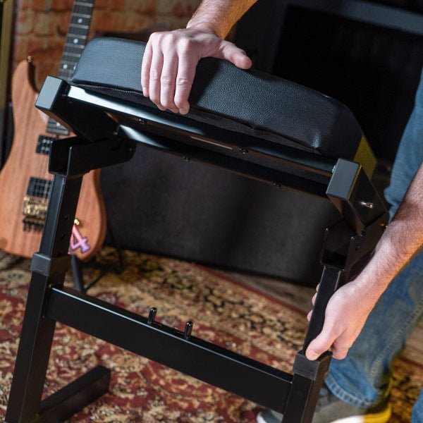 QuikLok BZ - 7 Rapid Set - up Height Adjustable Seat for Musician - Ev - Entz Music