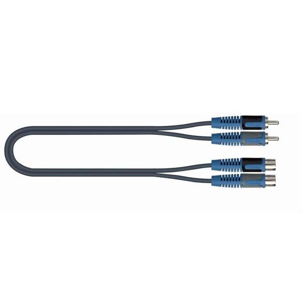 Quiklok Rok Solid 2m 2 Male Phono - 2 Female Phono Cable Extender - Ev - Entz Music