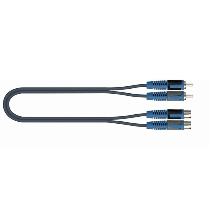 Quiklok Rok Solid 2m 2 Male Phono - 2 Female Phono Cable Extender - Ev - Entz Music