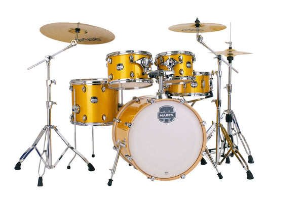 Mapex Mars Birch 20" Fusion – Sunflower Sparkle 5-Piece Shell Pack (MA504SF-YD)