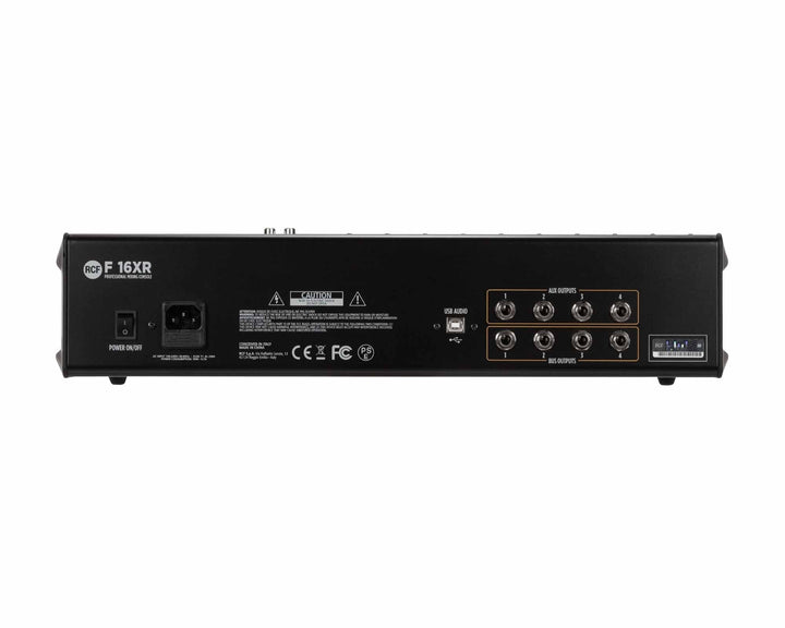 RCF F 16XR 16 - Channel Mixer with Multi - FX - Ev - Entz Music