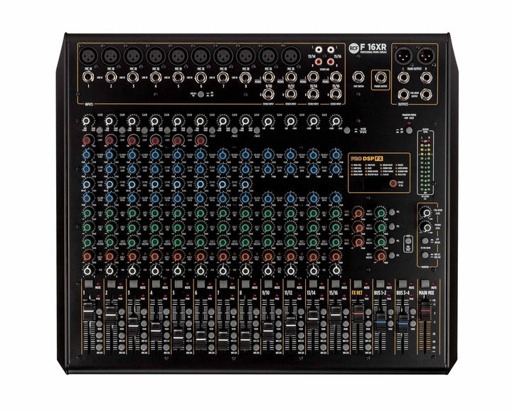 RCF F 16XR 16 - Channel Mixer with Multi - FX - Ev - Entz Music