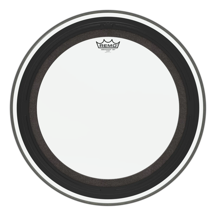 Remo Ambassador SMT Clear Bass Drum Head - Ev - Entz Music