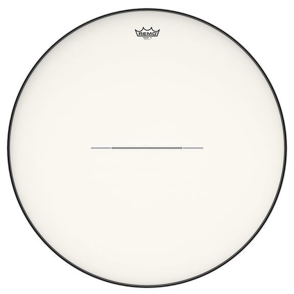 REMO Custom Hazy Timpani Drumhead with Steel Insert Ring - Ev - Entz Music