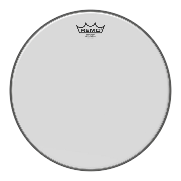 Remo Emperor Smooth White Drumhead â€“ Durable 2 - Ply Head with Focused Midrange Tone - Ev - Entz Music