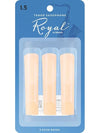 Rico Royal Tenor Sax Reeds Strength 1.5 3 pack - Ev - Entz Music