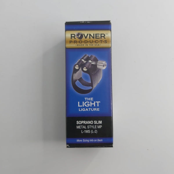 Rovner Soprano Slim Metal Style Ligature - Ev - Entz Music