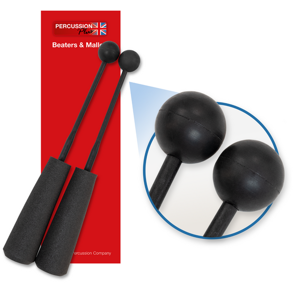 Percussion Plus Percussion Plus easy grip soft rubber beaters - image 1