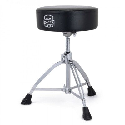 Mapex T850 Drum Throne – 14" Round Top, Double-Braced, Spindle Lock