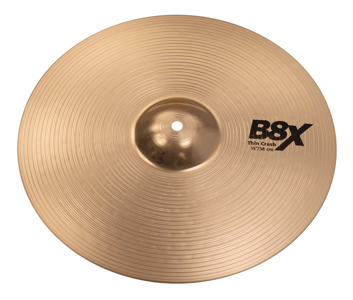 SABIAN 15" B8X Thin Crash - Ev - Entz Music