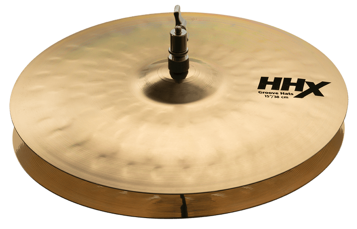 SABIAN 15" HHX Groove Hi - Hats Brilliant Finish - Ev - Entz Music